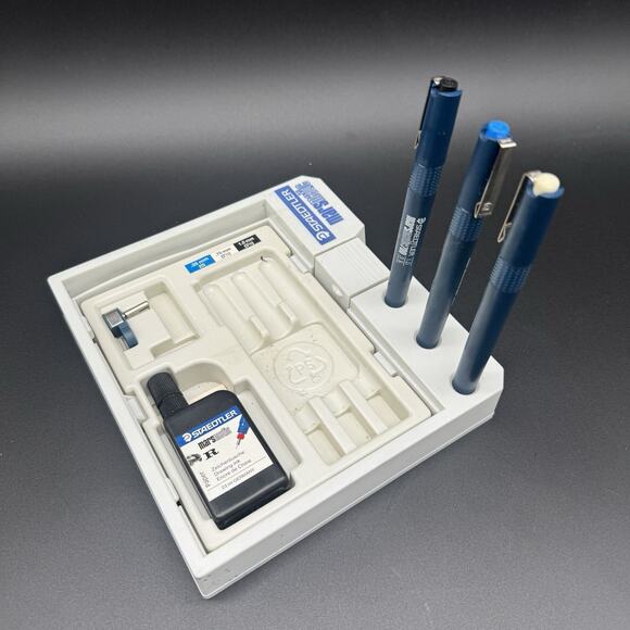 staedtler marsmatic 700 S3-ITT Mechanical Pencil Set Engineer Architect AS-IS - Picture 5 of 9